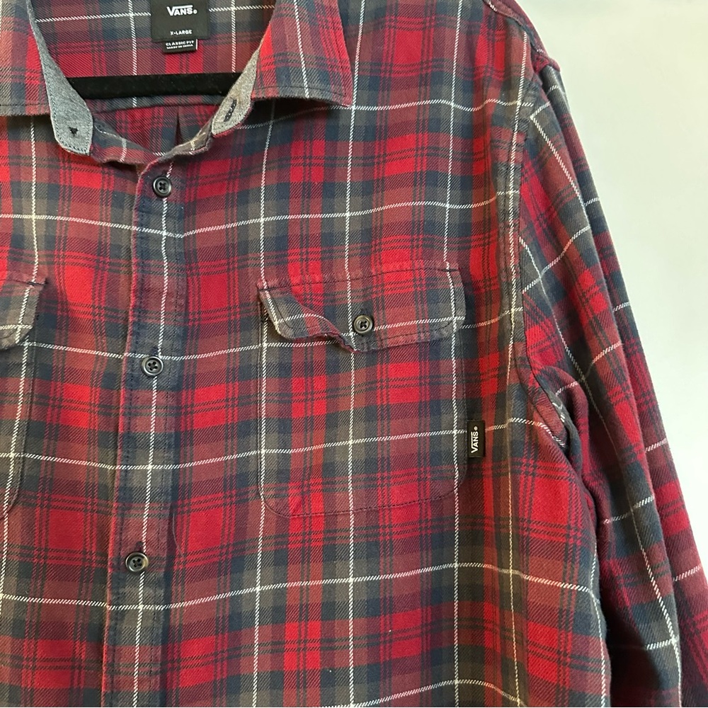 Vans Plaid Button Down - Picture 3 of 7